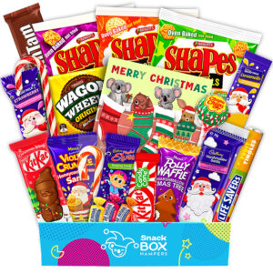 Snack the Halls Christmas Snack Box Gift Hamper Fun Size