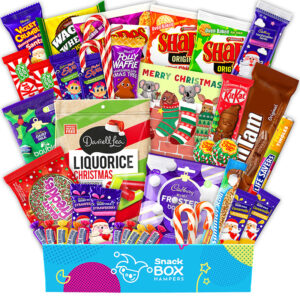 Snack the Halls Christmas Snack Box Gift Hamper Medium