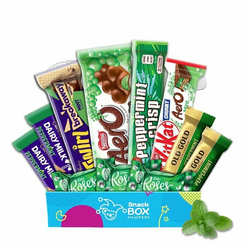 Mint Chocolate T Box Hamper Fun Size Snack Box Hampers