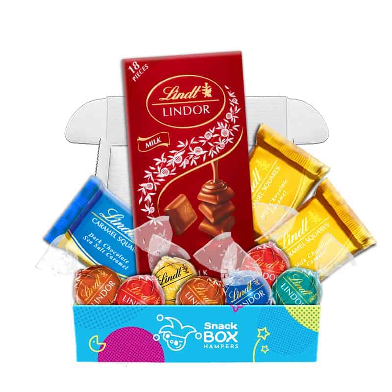 Lindt Chocolate Gift Box Hamper - Fun Size - Snack Box Hampers