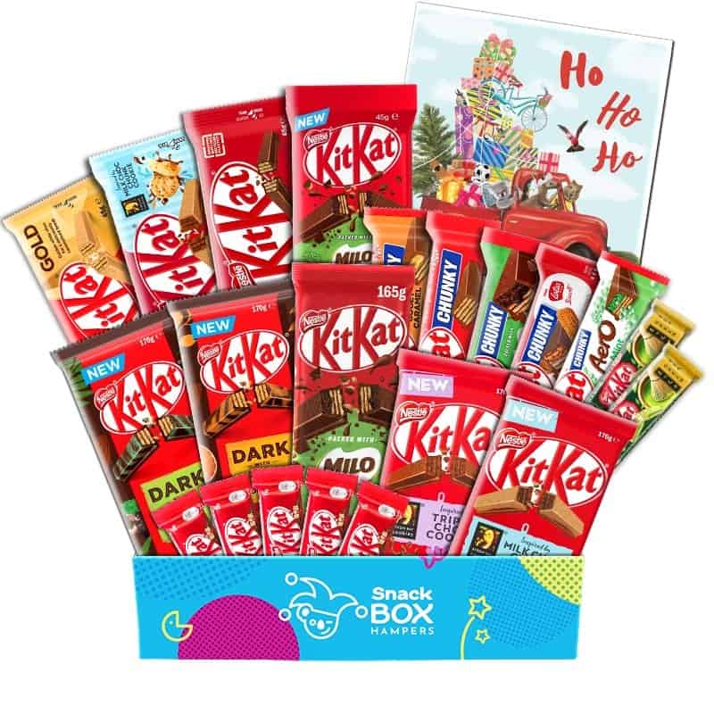 Christmas KitKat Chocolate Gift Box Hamper Set – Large