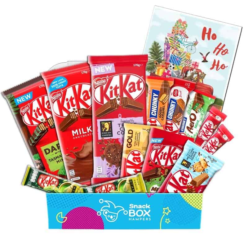 Christmas KitKat Chocolate Gift Box Hamper Set – Medium