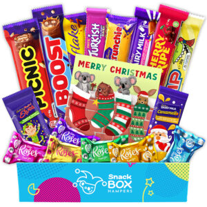 christmas cadbury faves chocolate box gift hamper fun size