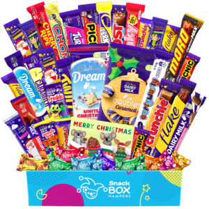 christmas cadbury faves chocolate box gift hamper large