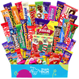 christmas chockablock chocolate box gift hamper large