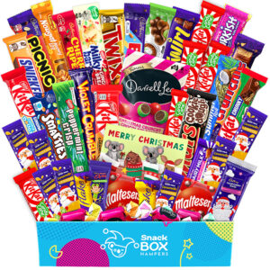 christmas chockablock chocolate box gift hamper large
