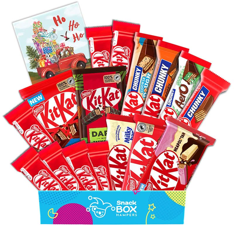 Christmas KitKat Chocolate Gift Hamper - Medium - Snack Box Hampers