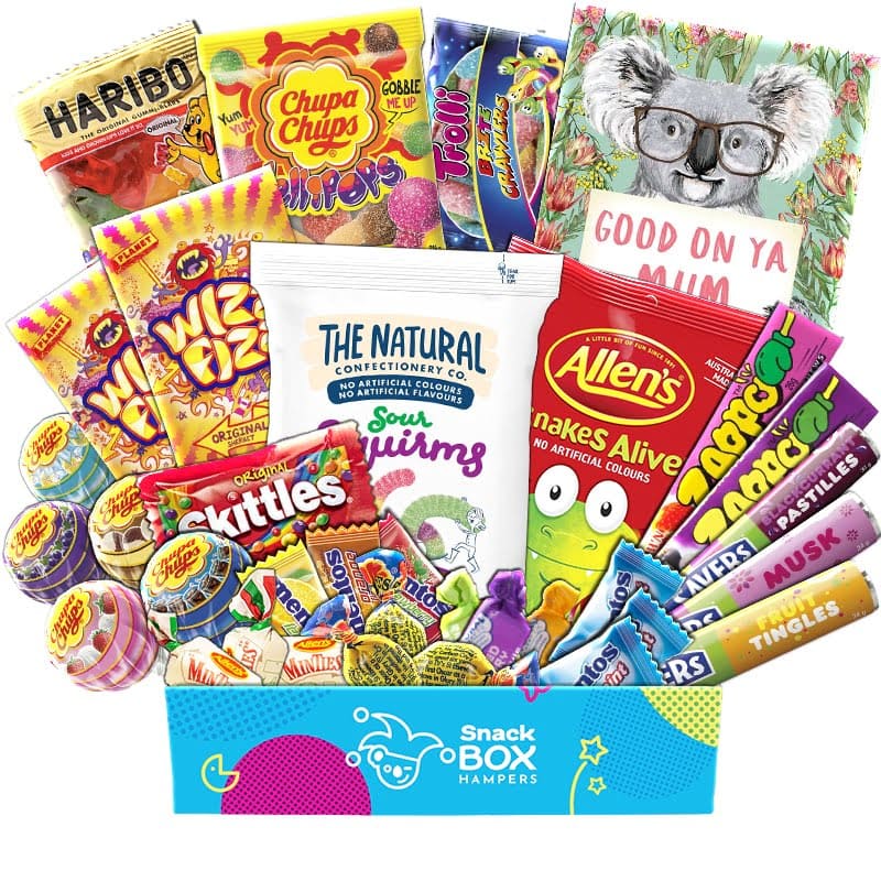 Mother's Day Mega Zest Lolly Box Gift Hamper – Medium - Snack Box Hampers