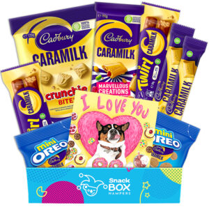 anniversary caramilk gift box hamper
