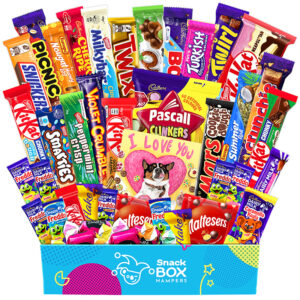 anniversary chockablock chocolate box gift hamper large