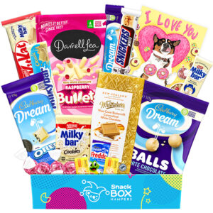 anniversary white chocolate gift box hamper
