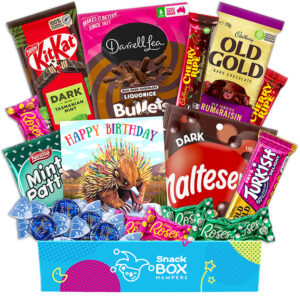 birthday assorted dark chocolate gift box hamper