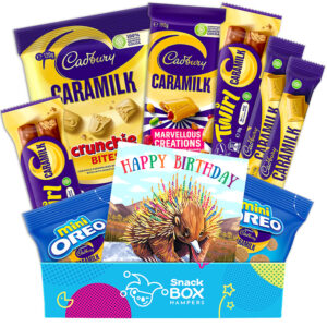 birthday caramilk gift box hamper