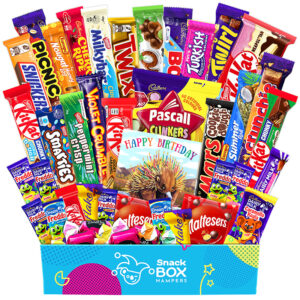 birthday chockablock chocolate box gift hamper large