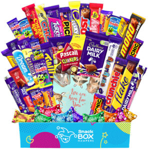 get well soon cadbury faves chocolate box gift hamper large