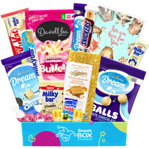get well soon white chocolate gift box hamper