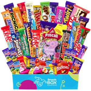thank you chockablock chocolate box gift hamper large