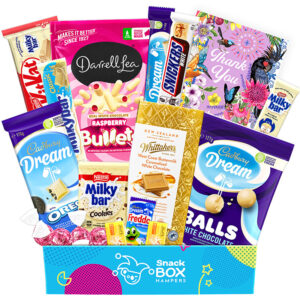 thank you white chocolate gift box hamper