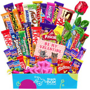 valentines day chockablock chocolate box gift hamper large