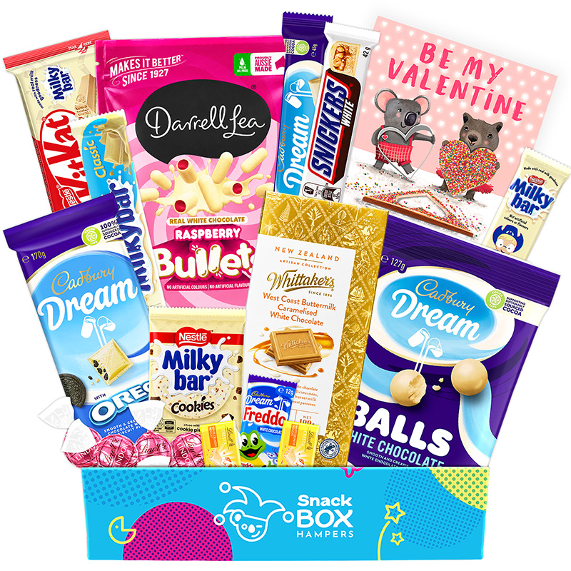 valentines-day-white-chocolate-gift-box-hamper valentines day white chocolate gift box hamper
