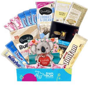 Anniversary White Chocolate Gift Box Hamper – Medium
