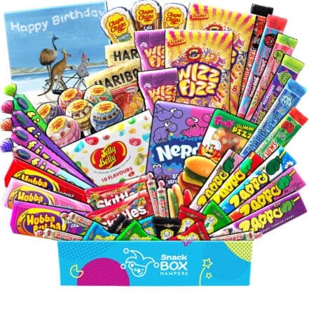 Birthday Kaleidoscope Lolly Box Gift Hamper – Medium Snack Box Hampers