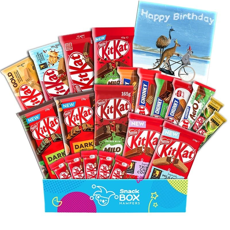 Birthday KitKat Chocolate Gift Box Hamper Set – Large