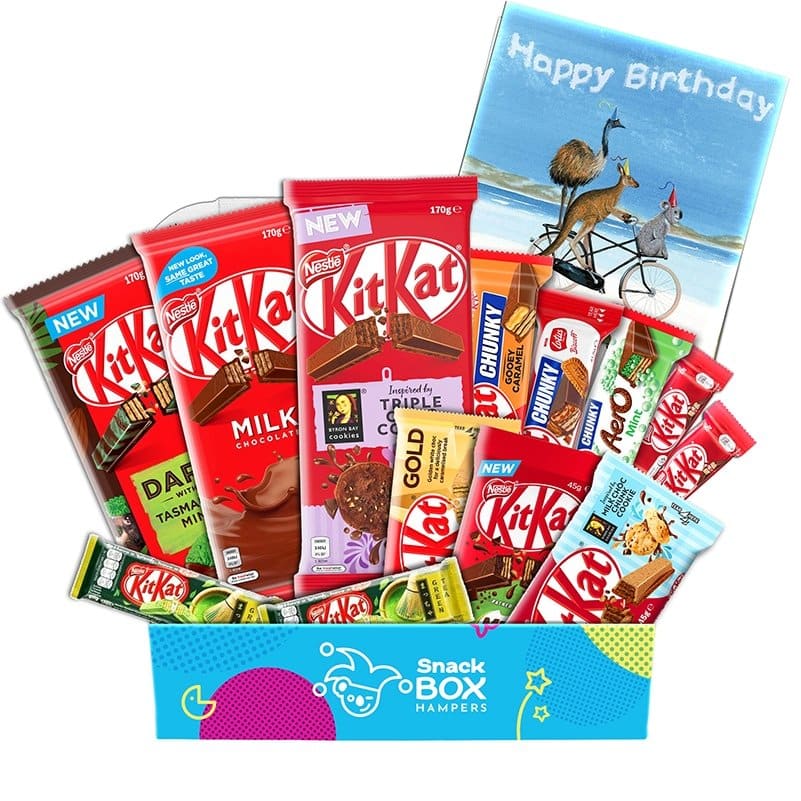 Birthday KitKat Chocolate Gift Box Hamper Set – Medium