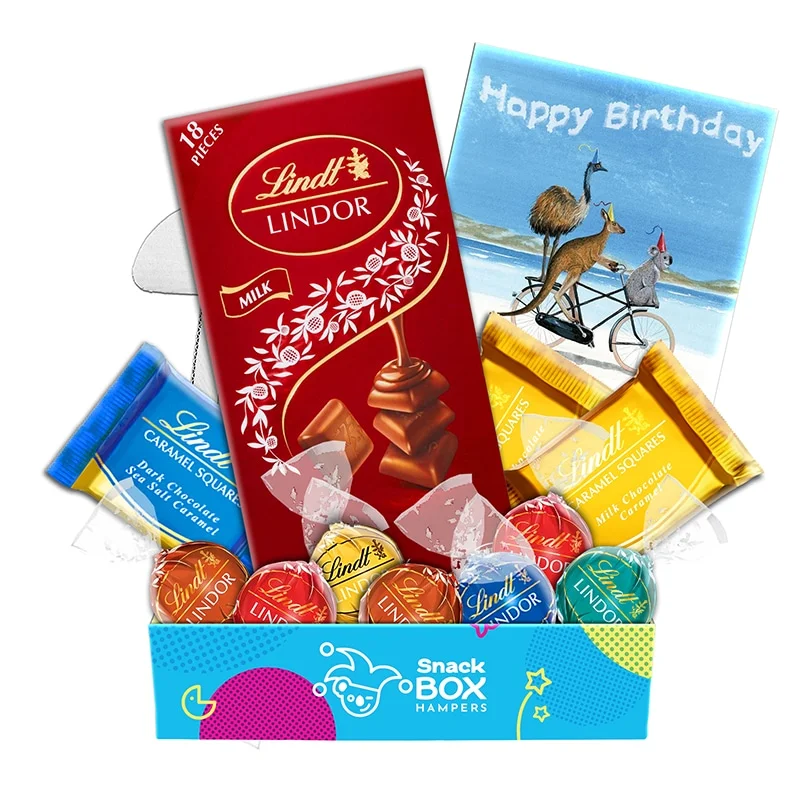 Birthday Lindt Chocolate Gift Box Hamper – Fun Size