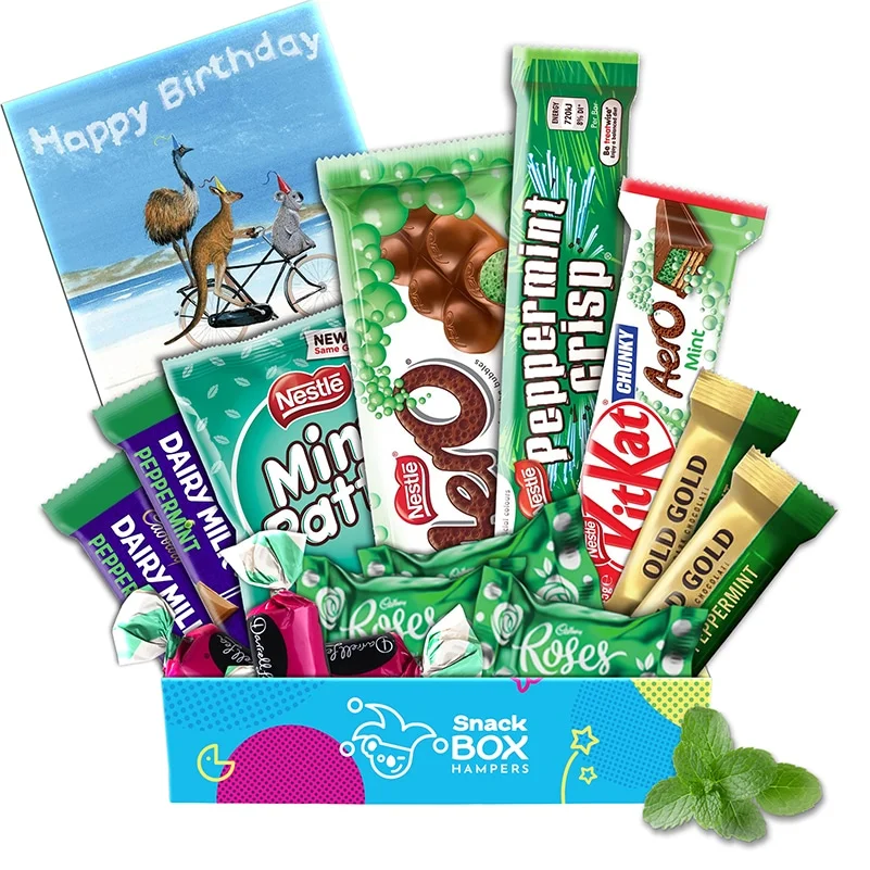 Birthday Mint Chocolate Gift Box Hamper – Fun Size