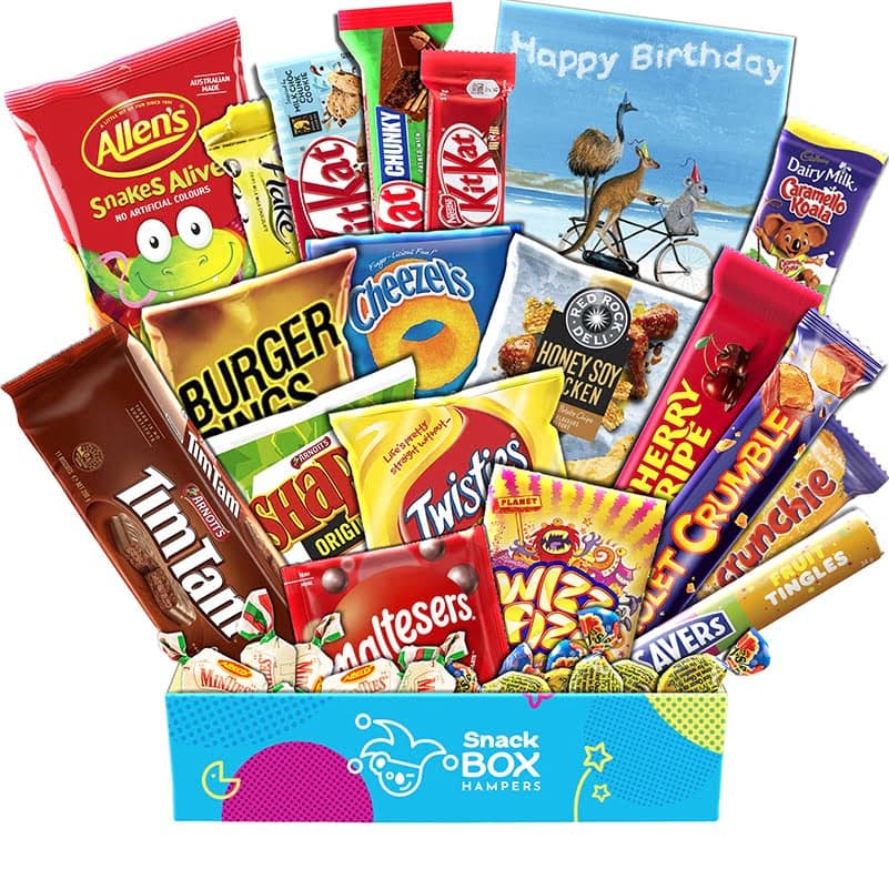 Birthday Thrill Mix Snack Box Gift Hamper Medium Snack Box Hampers