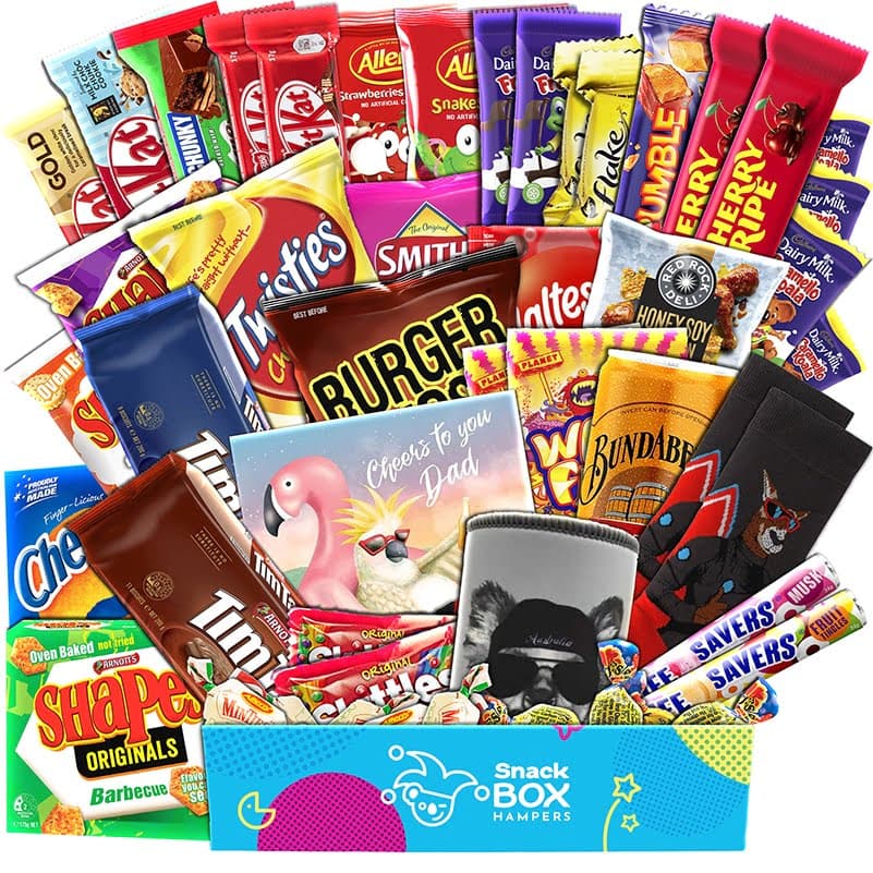 Father's Day Elite Treat Mix Snack Box Gift Hamper for Him – Extra ...