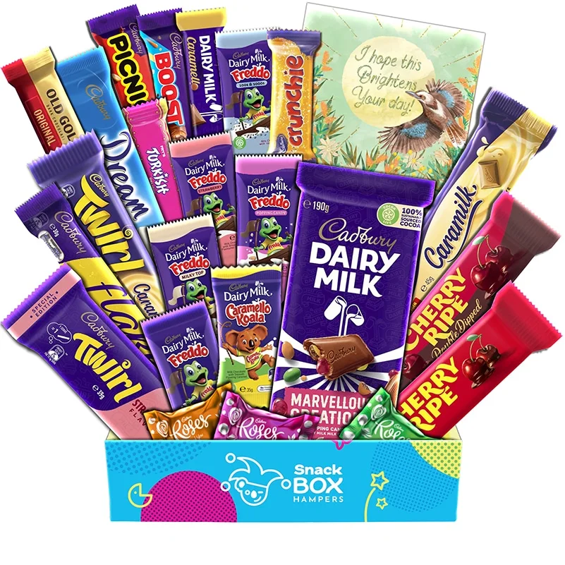 Get Well Soon Cadbury Faves Chocolate Box Gift Hamper – Medium