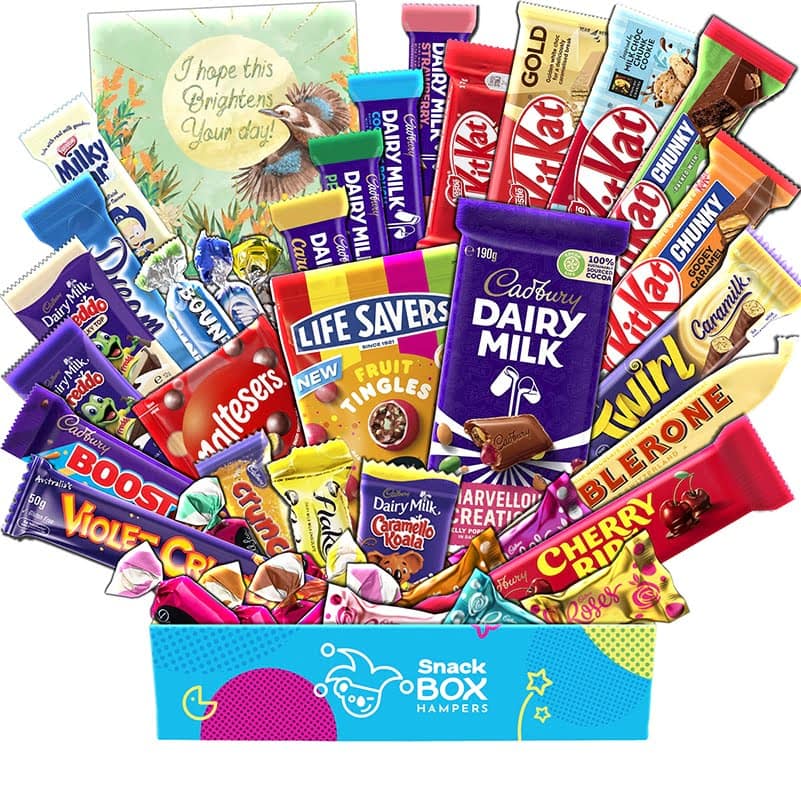 Get Well Soon Chockablock Chocolate Box Gift Hamper – Large