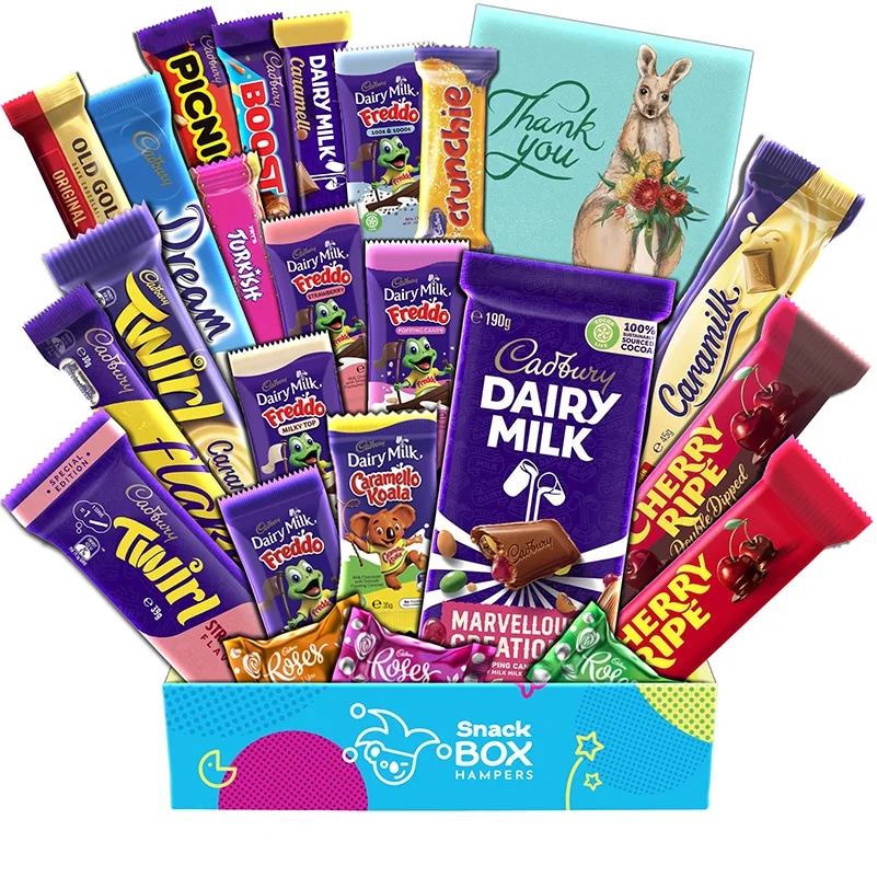 Thank You Cadbury Faves Chocolate Box Gift Hamper – Medium