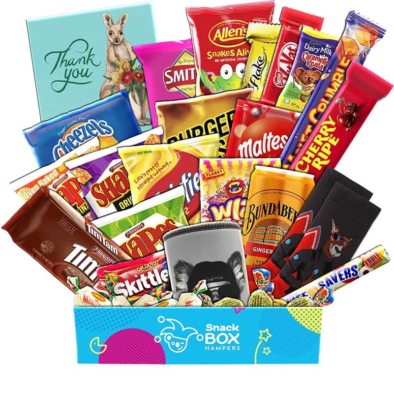 Thank You Elite Treat Mix Snack Box Gift Hamper for Him – Large