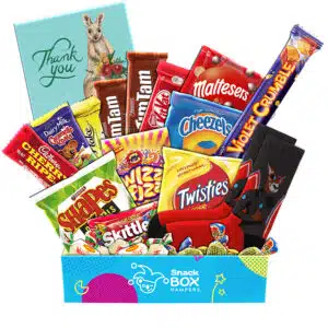 Thank You Elite Treat Mix Snack Box Gift Hamper for Him – Medium