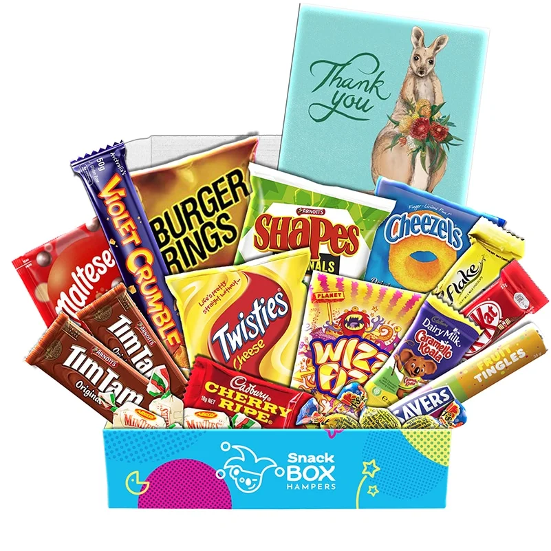 Thank You Thrill Mix Snack Box Gift Hamper – Fun Size