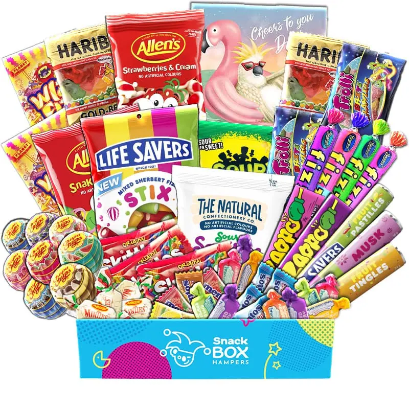 Father's Day Mega Zest Lolly Box Gift Hamper – Large - Snack Box Hampers