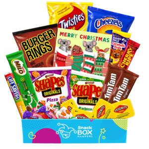 christmas true blue australian faves snack box gift hamper fun size