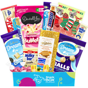 christmas white chocolate gift box hamper