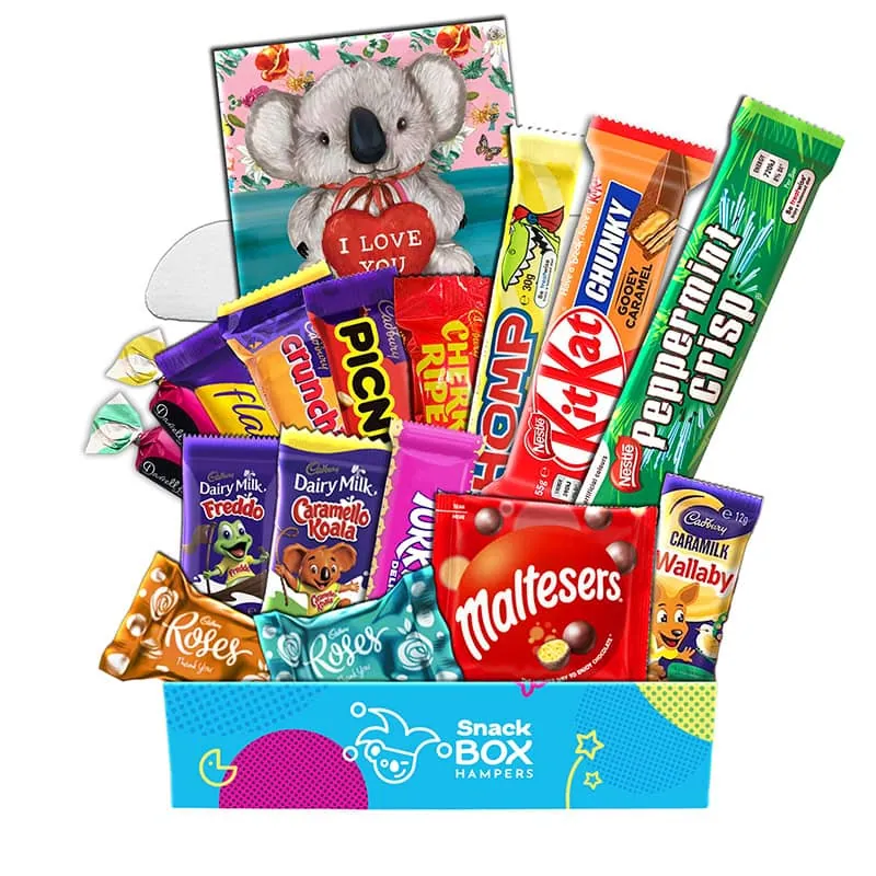 Valentine's Day Chockablock Chocolate Box Gift Hamper – Fun Size