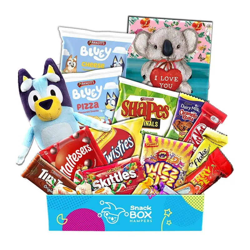 Valentine's Day Bluey Box Gift Hamper - Medium