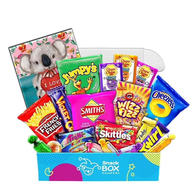 Valentine's Day Gluten Free Snack Gift Box Hamper - Fun Size