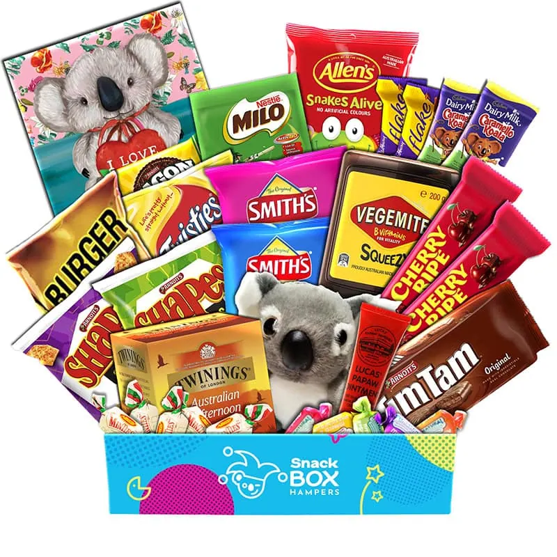 Valentine's Day Koala Hugs Australian Care Package Gift Hamper – Large