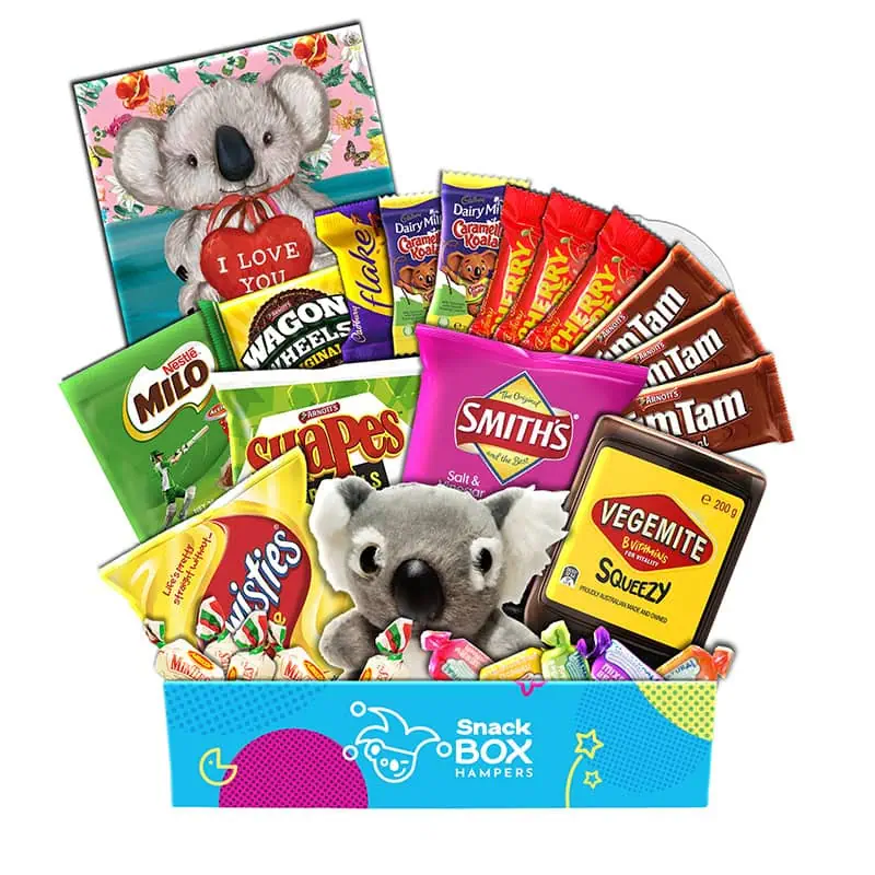 Valentine's Day Koala Hugs Australian Care Package Gift Hamper – Medium