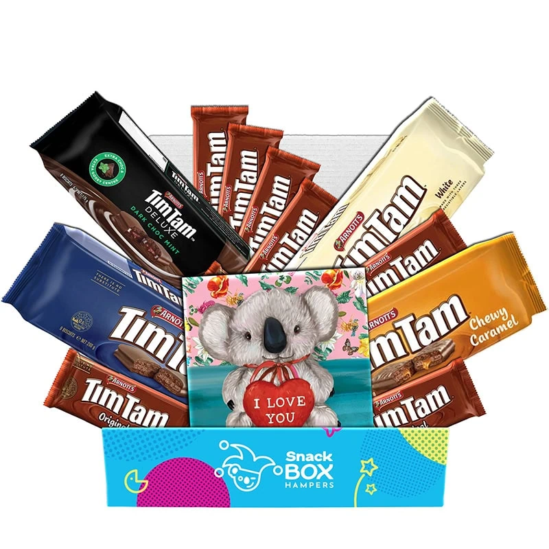 Valentine's Day Tim Tam Slam Gift Box Hamper - Medium