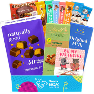 valentines day vegan chocolate gift box hamper