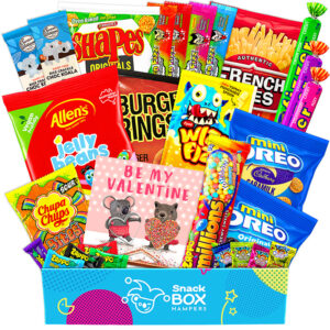 valentines day vegan snack gift box hamper