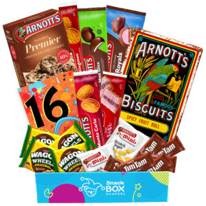 16th Birthday Arnotts Biscuit Gift Box Hamper Medium